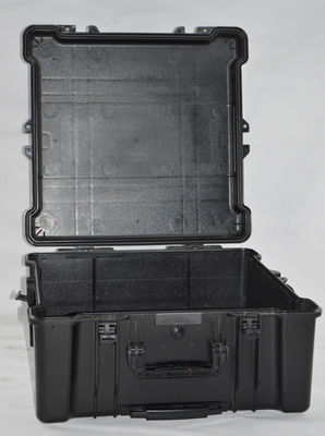 Plastic Hard Instruments Case With Handles And Wheels
