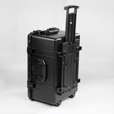 Black Waterproof Plastic Equipment Case Reliable Protection