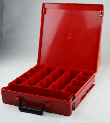 Dust Proof Plastic Case Red Plastic Tool Box Anti Moisture IP54