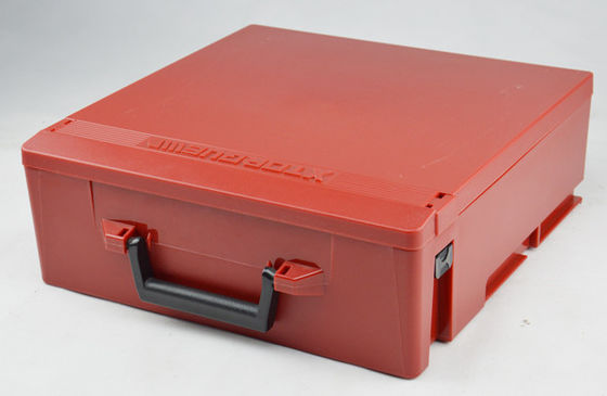 Dust Proof Plastic Case Red Plastic Tool Box Anti Moisture IP54