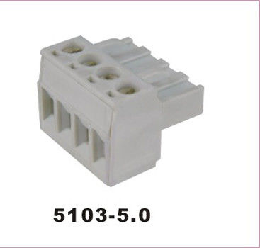 Solid/Stranded Wire Type Terminal Block Connector with Contact Resistance 20mΩ
