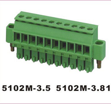 Reliable Terminal Block Connector for 22-14AWG Wire Gauge - Withstanding Voltage 2000V