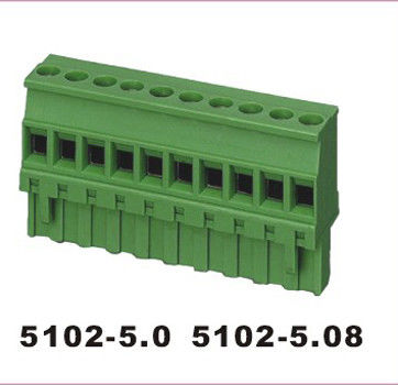 Reliable Terminal Block Connector for 22-14AWG Wire Gauge - Withstanding Voltage 2000V