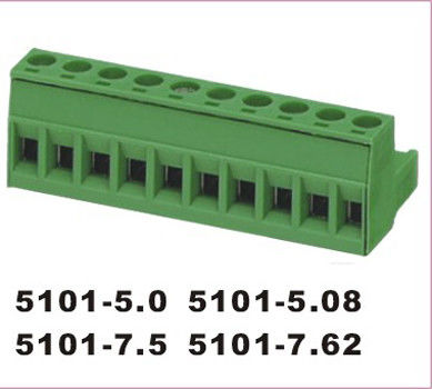 PCB Mount Terminal Block Connector with 2000V Withstanding Voltage Stranded Wire Type