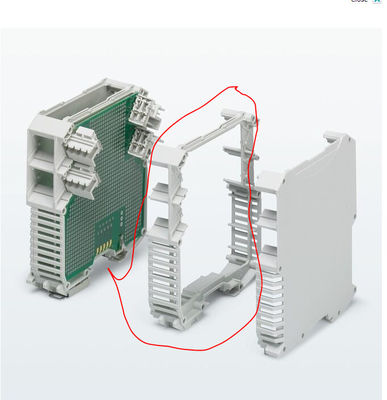 PA66 UL94V-0 PLC Housing For PCB With Terminal Blocks