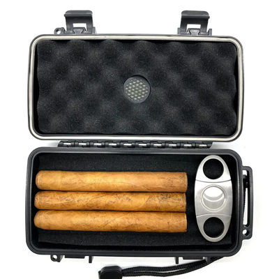 Watertight Crushproof Plastic Cigar Case IP67 210 X 166 X 90mm